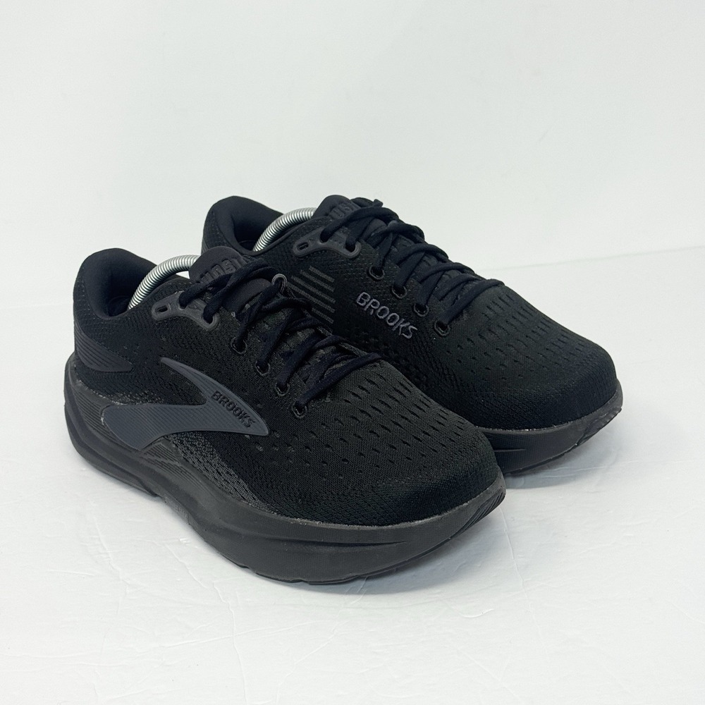 Brooks Ghost Max 3 Running Shoes Women's Size 9 2E X Wide Black 1204572E020 - Picture 2 of 9